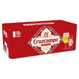 Cruzcampo Sevilla lager beer 18x440ml (British brand)