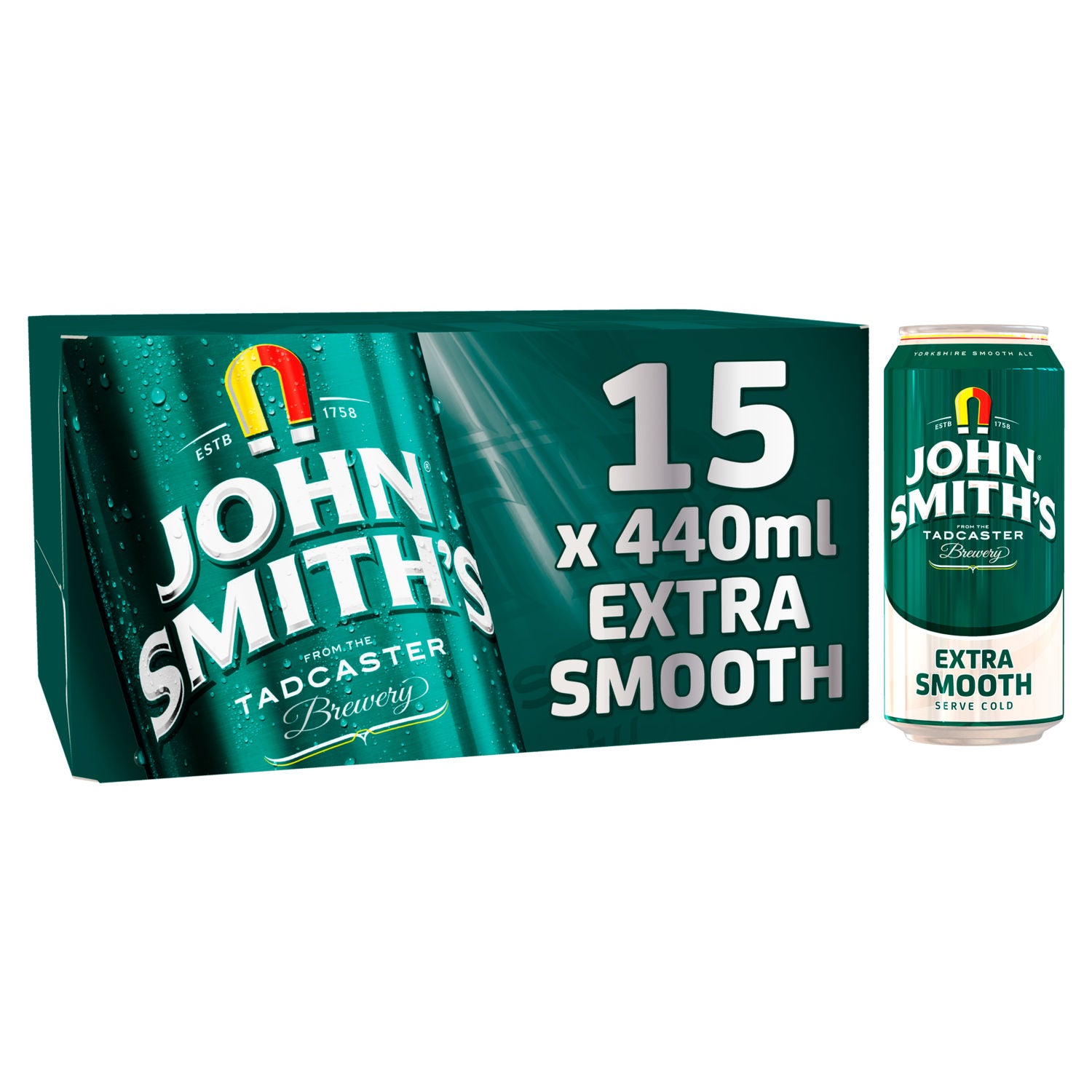 John Smith's Extra Smooth Pale Ale 15 x 440ml, UK version