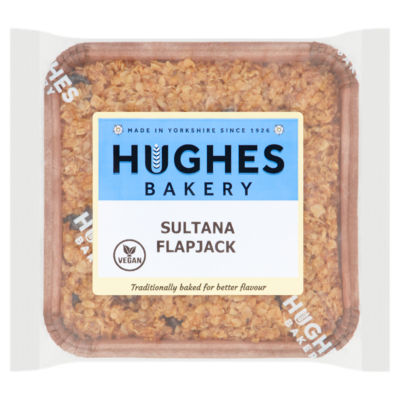 Hughes sultana flapjack, imported from the UK