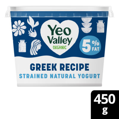 Yeo Valley Greek Strained Natural Yoghurt 450g