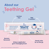 Ashton & Parsons teething gel 10ml with banana flavour, UK version