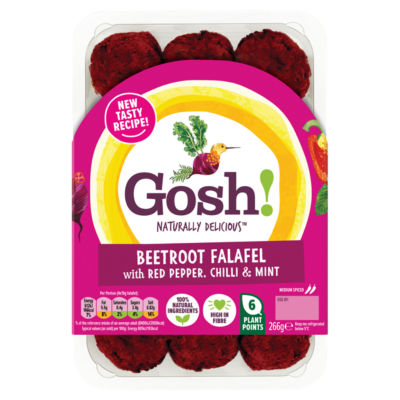 Herregud! Rødbetfalafel med rød paprika og chili plantebasert falafel 266 g