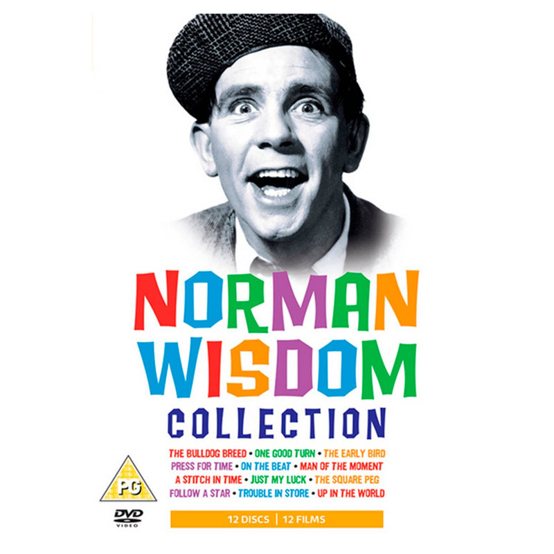 Norman Wisdom DVD collection 12 discs, imported from the UK