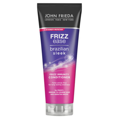 ASDA John Frieda Frizz Ease Brazilian Sleek Frizz Immunity Conditioner 250ml- Buy online at McGrocer