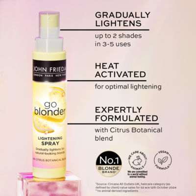 John Frieda Go Blonder lightening spray 100ml - British product