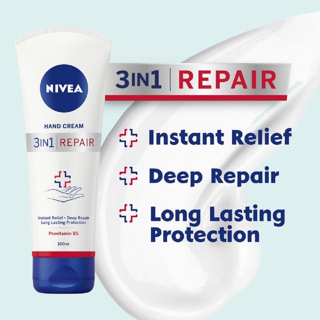 NIVEA 3 in 1 Repair Hand Cream    100ml GOODS M&S   