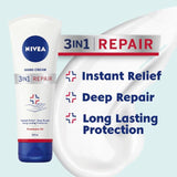 NIVEA 3 in 1 Repair Hand Cream    100ml GOODS M&S   