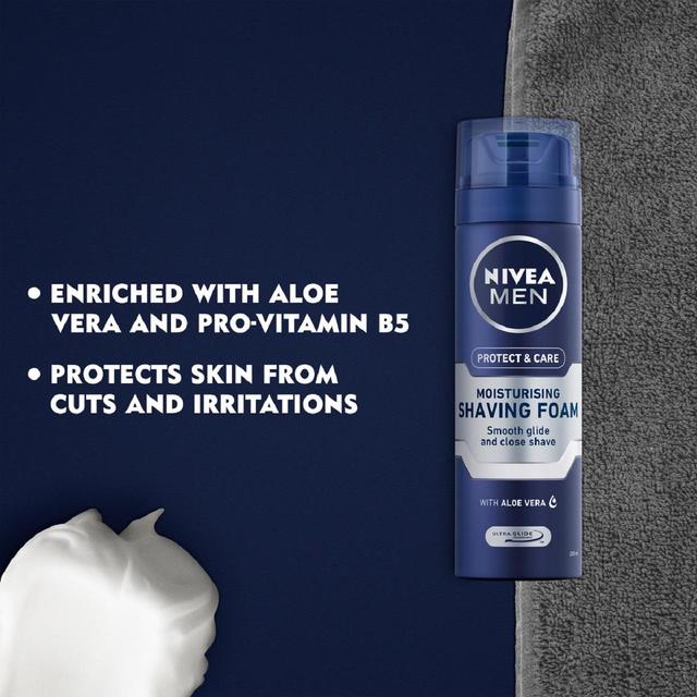 NIVEA MEN Protect & Care Moisturising Shaving Foam   200ml