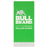 Bull Brand Cut Corner Rolling Papers 25 Packs - British product