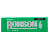 Ronson Green Cut Corners Leaves 50, imported from the UK