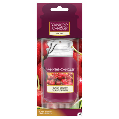 Yankee Candle Black Cherries Car Jar Scented Air Freshener