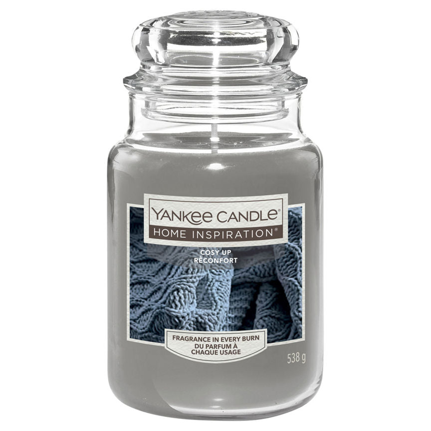 Yankee Candle Home Inspiration  Scented Candle Cosy Up Large Jar GOODS ASDA   