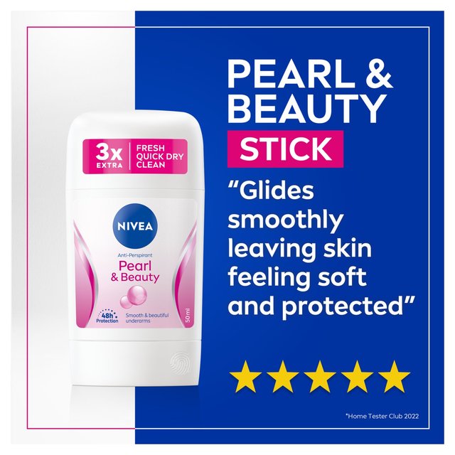 NIVEA Pearl & Beauty Anti-Perspirant Deodorant Stick    50ml