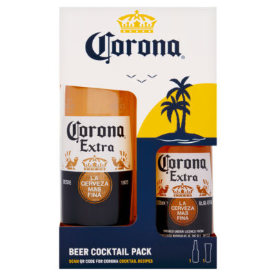 Corona Extra beer cocktail pack, imported from the UK
