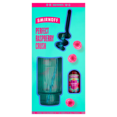 ASDA Smirnoff Raspberry Crush Gift Set with Glass- Buy online at McGrocer