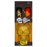 Dead Man's Fingers rum gift set duo with skull glass, UK version