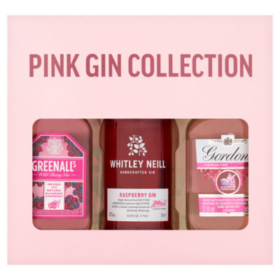 Sélection de miniatures de gin rose 3 x 5cl