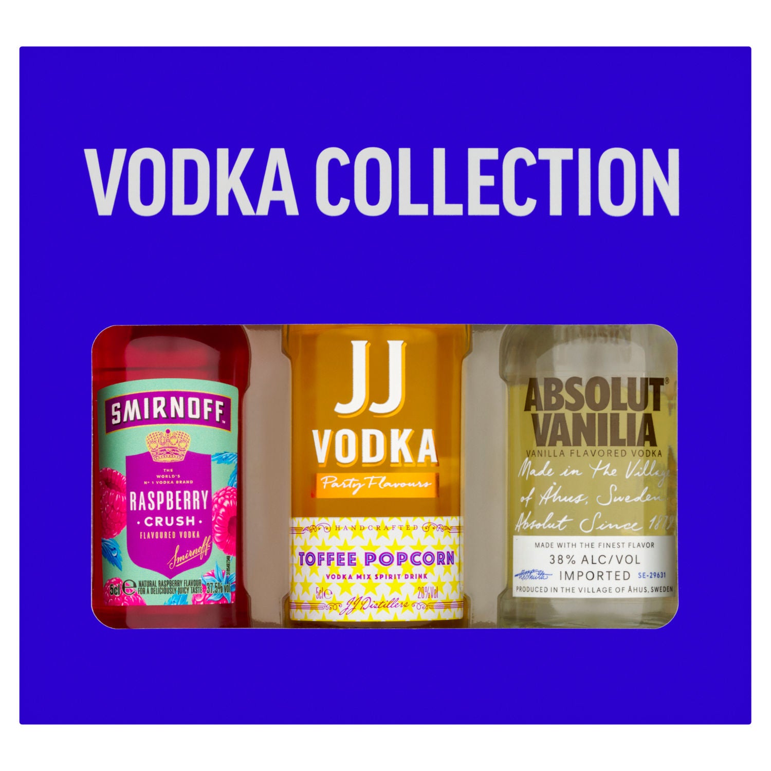 Vodka Spirit Selection gift pack from a British brand