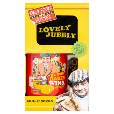 Only Fools and Horses mug and socks set (British brand)