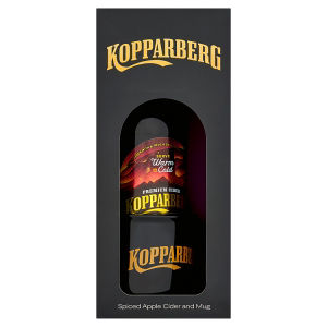 Kopparberg spiced apple cider 500ml with mug (British brand)