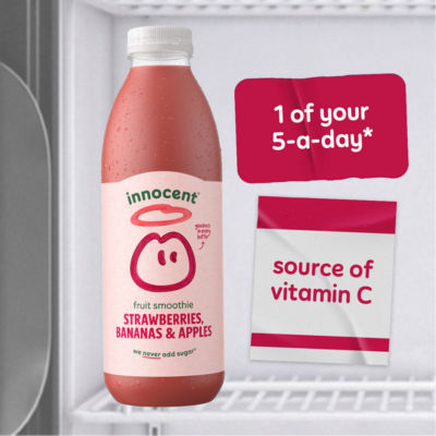 innocent strawberry banana apple smoothie 750ml - British product