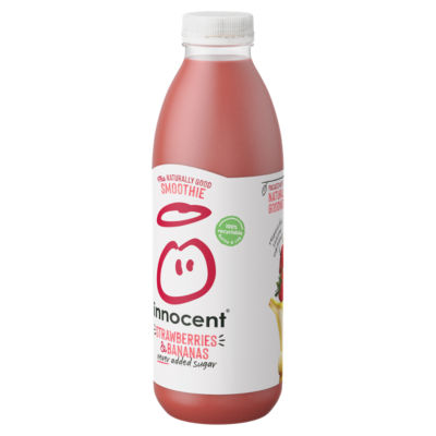 Innocent Jordbær, Banan & Eple Smoothie 750ml