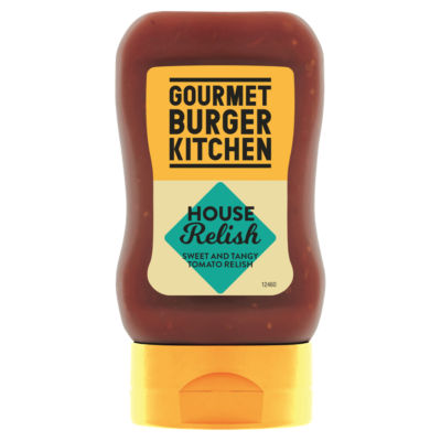 ASDA Gourmet Burger Kitchen House Relish Sweet and Tangy Tomato Relish 250g- Buy online at McGrocer