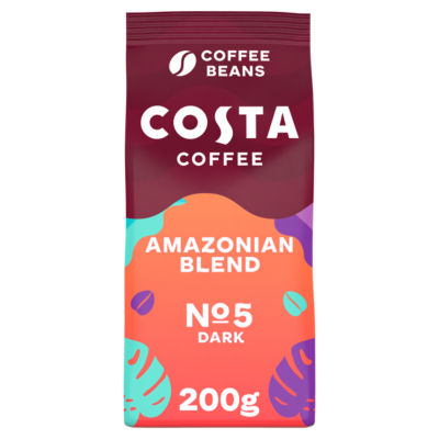 Costa Intense Amazonian Blend Coffee Beans 200g