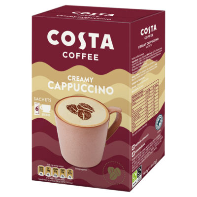 Costa Creamy Cappuccino mix 102g pack - British product