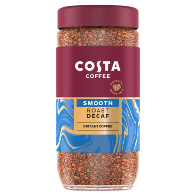 Costa instant coffee smooth roast decaf 190g - British product