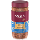 Costa instant coffee smooth roast decaf 190g - British product