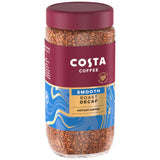 Costa instant coffee smooth roast decaf 190g - British product