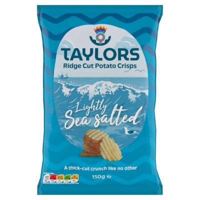 ASDA Taylors Ridge Cut Potato Crisps Lightly Sea Salted 150g- Buy online at McGrocer