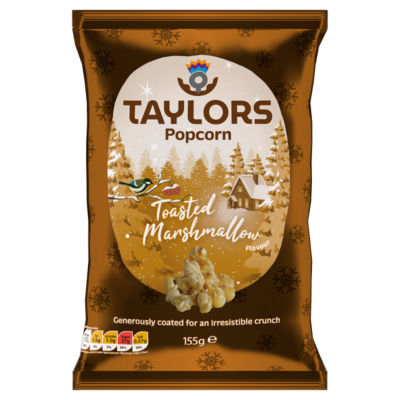 Taylors popcorn Toasted Marshmallow Flavour 155g (British brand)