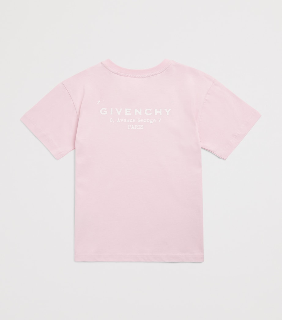 Givenchy kids cotton logo T-shirt 4-12 years, UK version