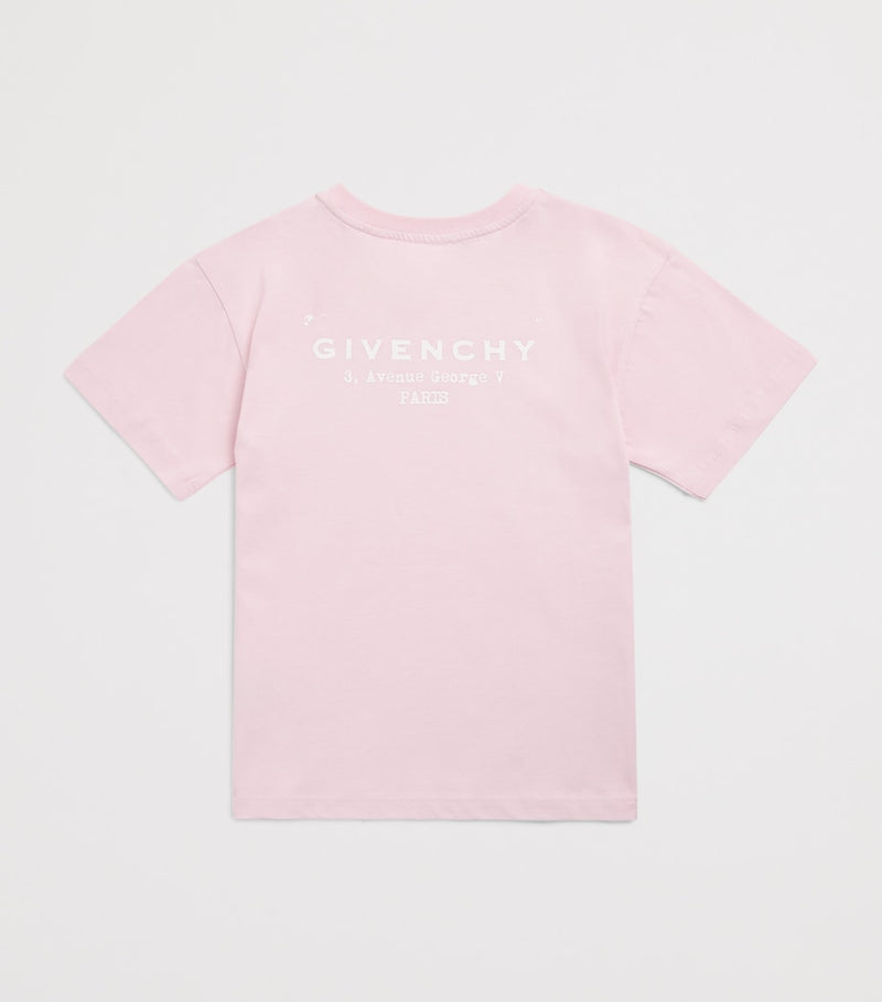 Givenchy kids cotton logo T-shirt 4-12 years, UK version