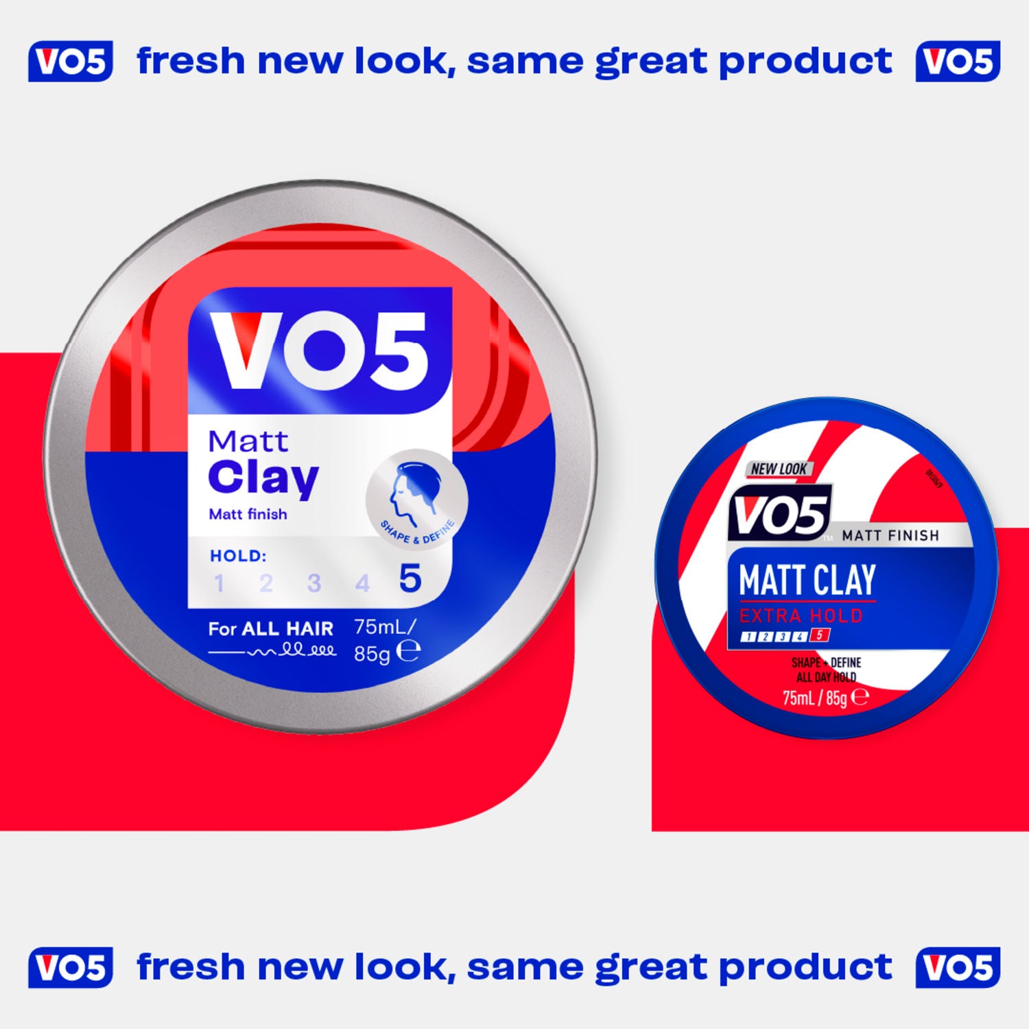VO5 Matt Clay hair styling clay 85g (British brand)