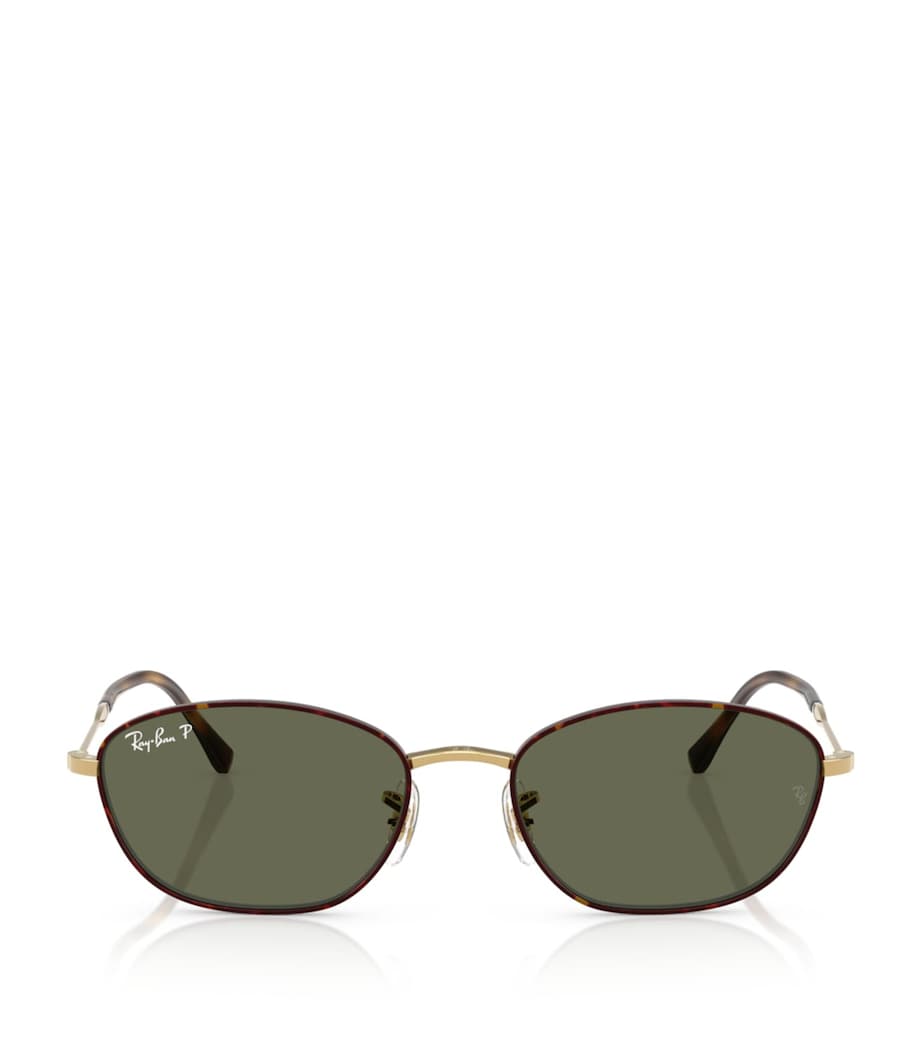 Ray-Ban RB3749 irregular metal frame sunglasses, imported from the UK