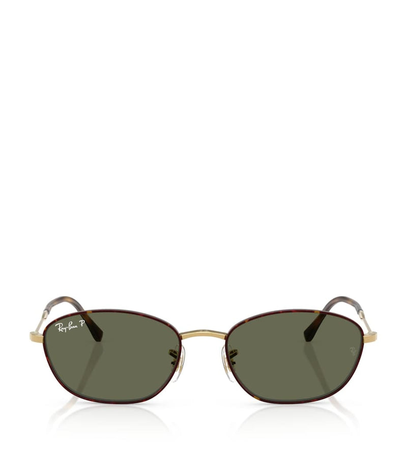 Ray-Ban RB3749 irregular metal frame sunglasses, imported from the UK