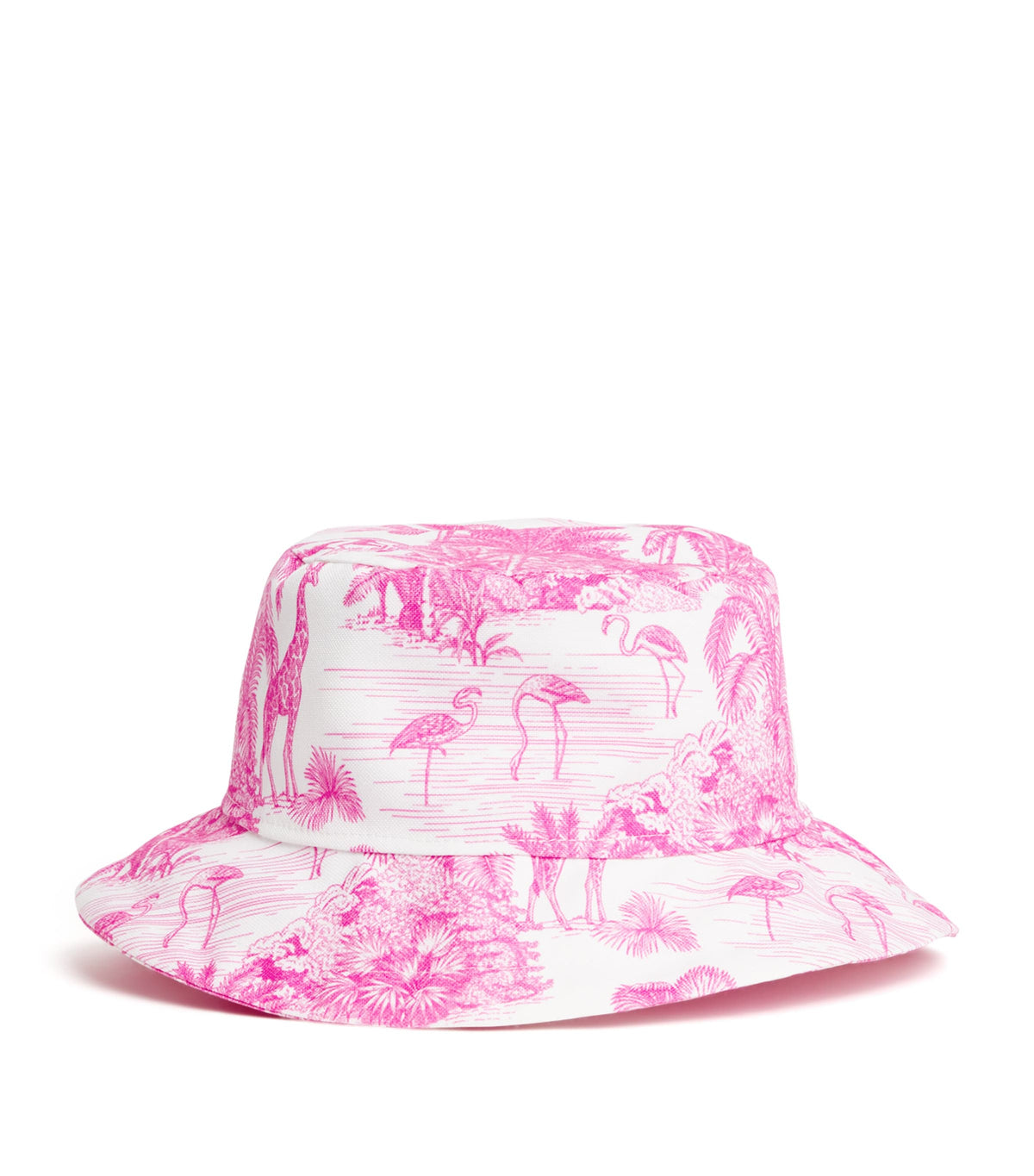 Marie Raxevsky jungle print bucket hat, imported from the UK