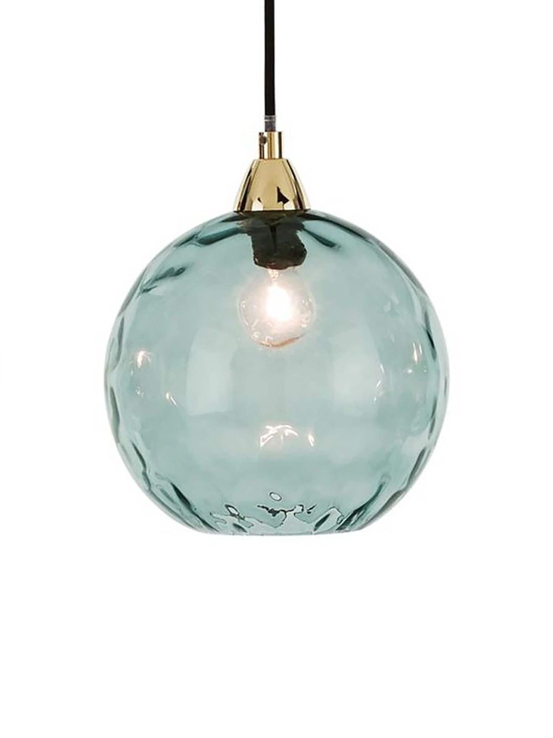 MADE.COM blue spare glass part for Ilaria lights 20cm, imported from the UK