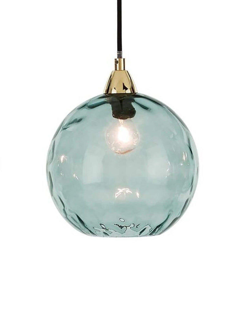 MADE.COM blue spare glass part for Ilaria lights 20cm, imported from the UK