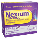 Nexium Control Heartburn & Indigestion 24 Hour Relief 20mg 14 Caps    14 per pack GOODS M&S   