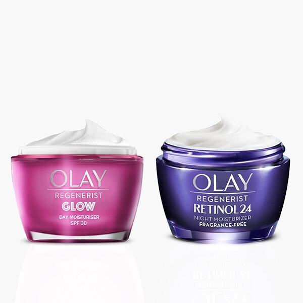 The Glow Power Duo - Olay Glow & Retinol Cream Bundle GOODS Superdrug   