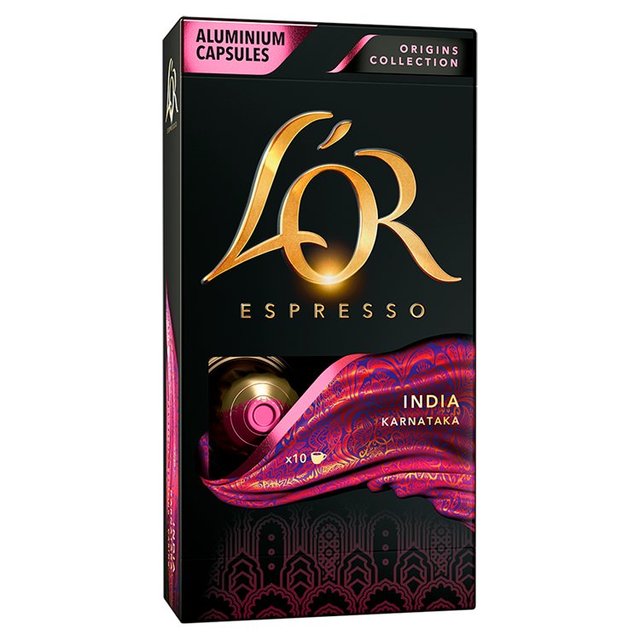 L'OR India Coffee Pods x10 Intensity 10   10 per pack GOODS M&S   