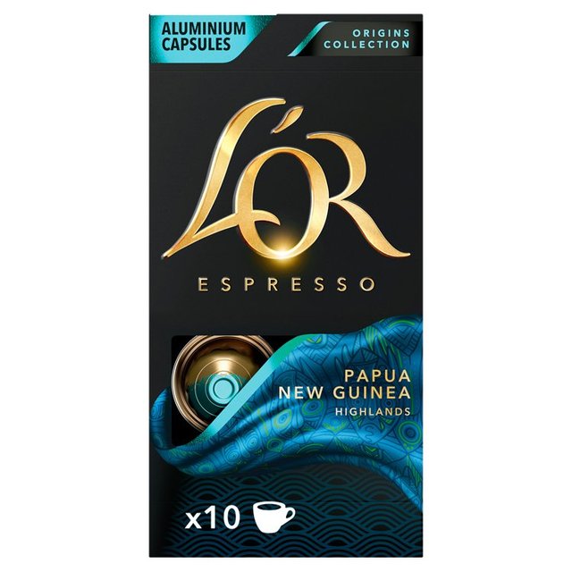 L'OR Papua New Guinea Coffee Pods x10 Intensity 7    10 per pack