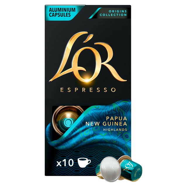 L'OR Papua New Guinea Coffee Pods x10 Intensity 7    10 per pack GOODS M&S   