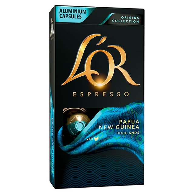 L'OR Papua New Guinea Coffee Pods x10 Intensity 7    10 per pack GOODS M&S   