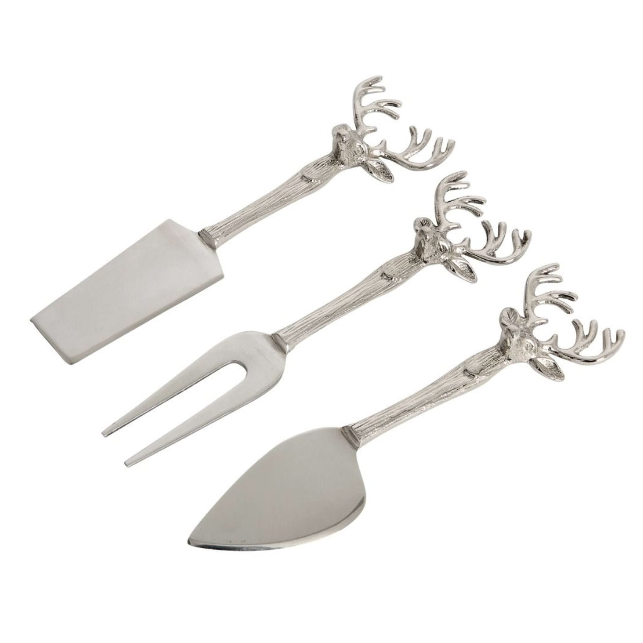 Culinary Concepts stag cheese knife set of 3, imported from the UK