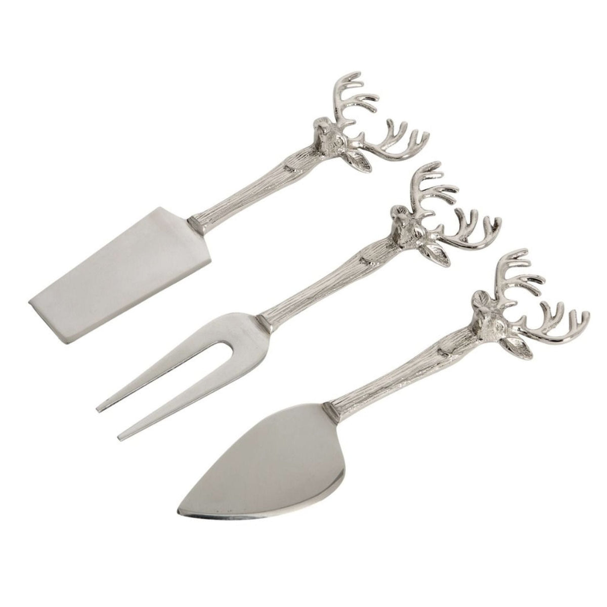Culinary Concepts stag cheese knife set of 3, imported from the UK